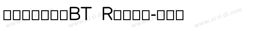 aphasiaBT Roman字体转换
